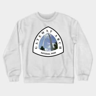 Gateway Arch National Park shield Crewneck Sweatshirt